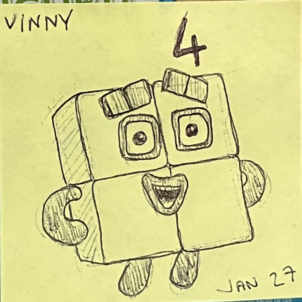 Numberblock Four