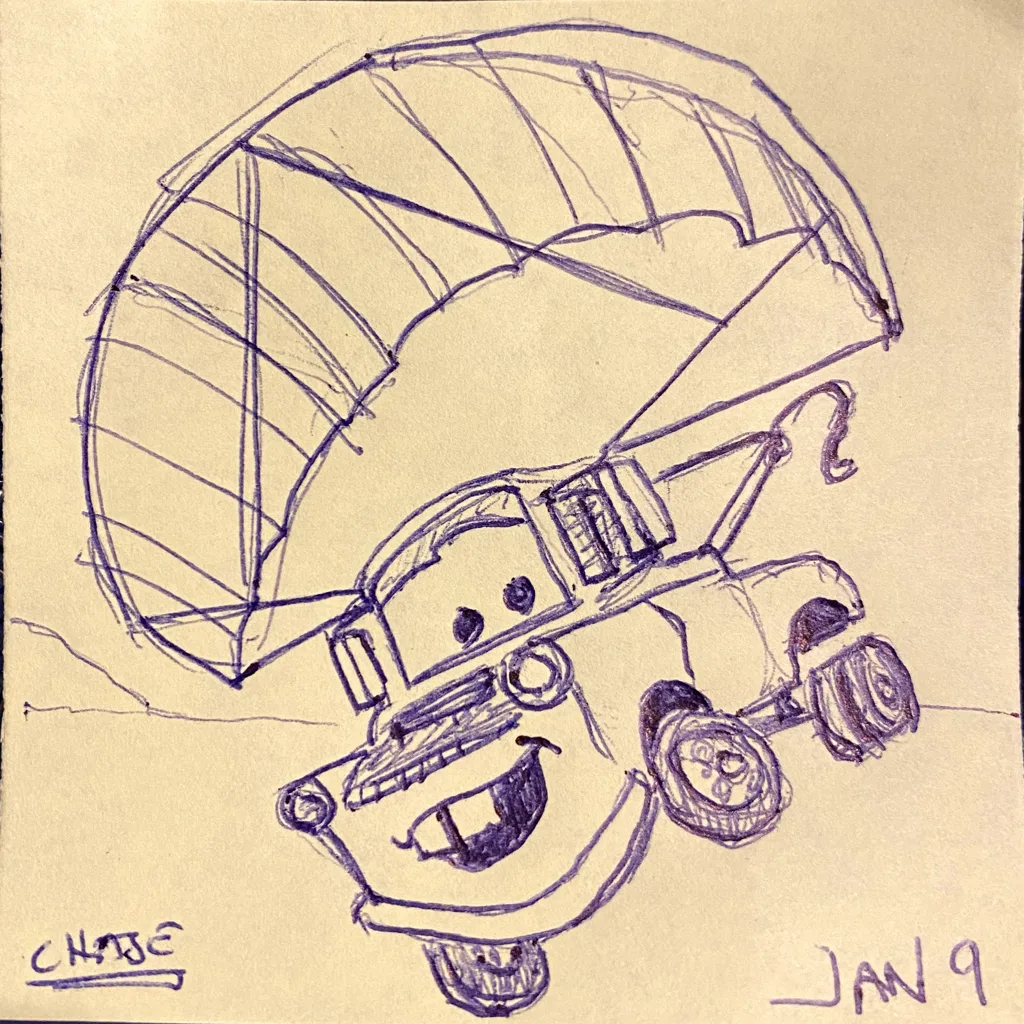 Parachuting Mater