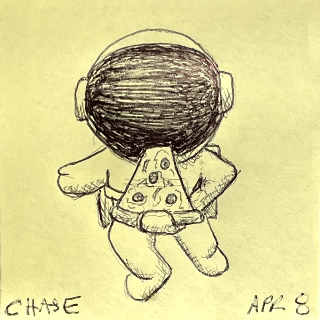 Pizza Astronaut