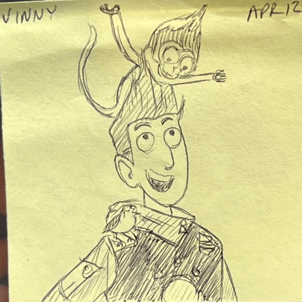 Monkey On His Head