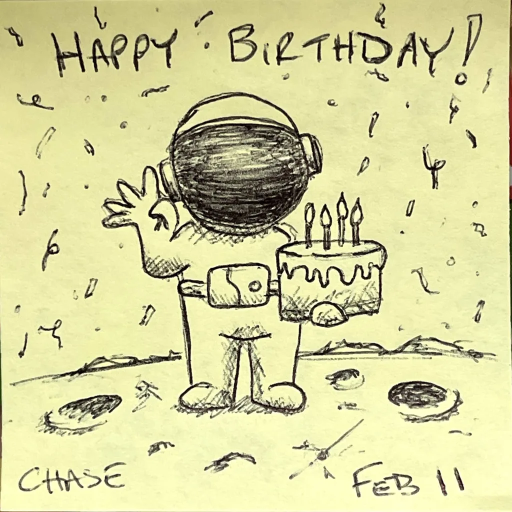 Happy Birthday Astronaut