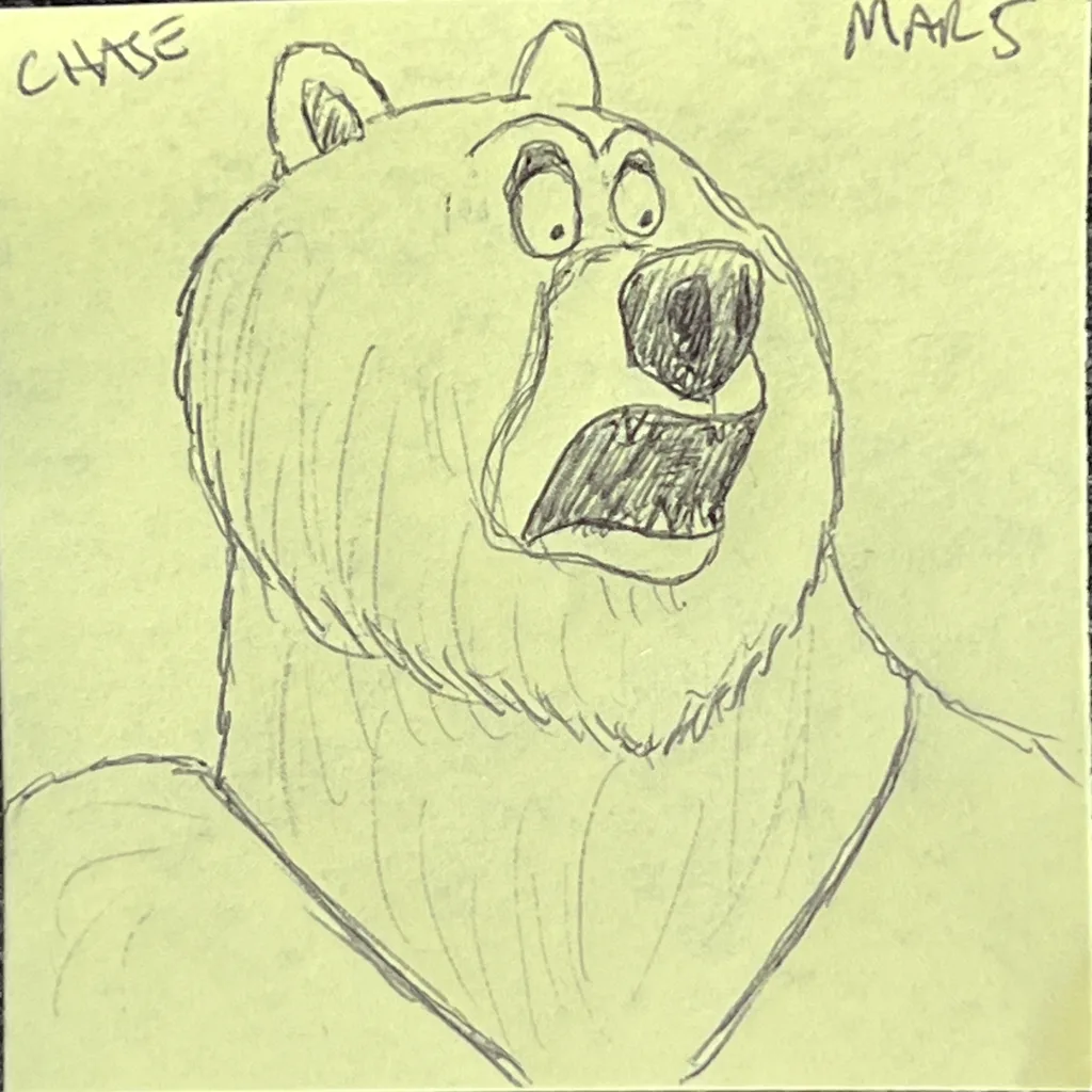 Startled Bear