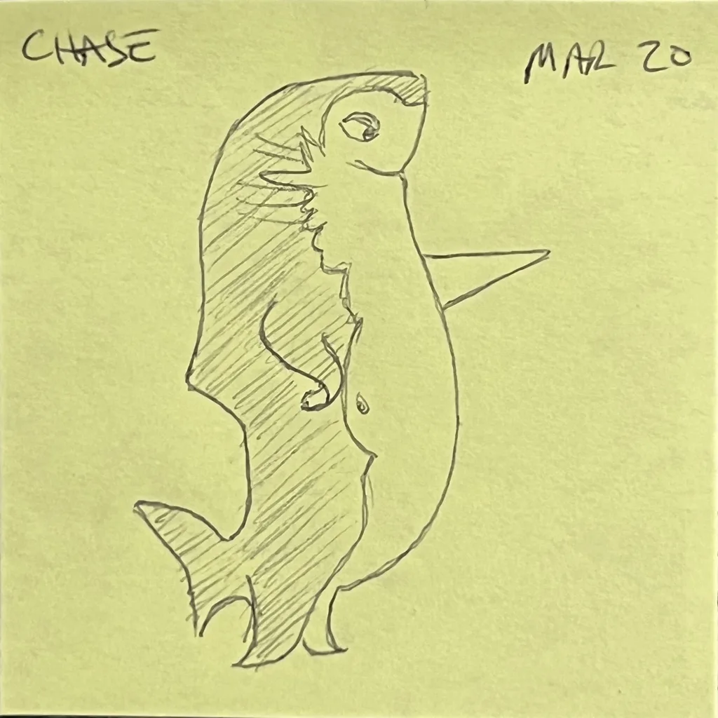 Standing Shark