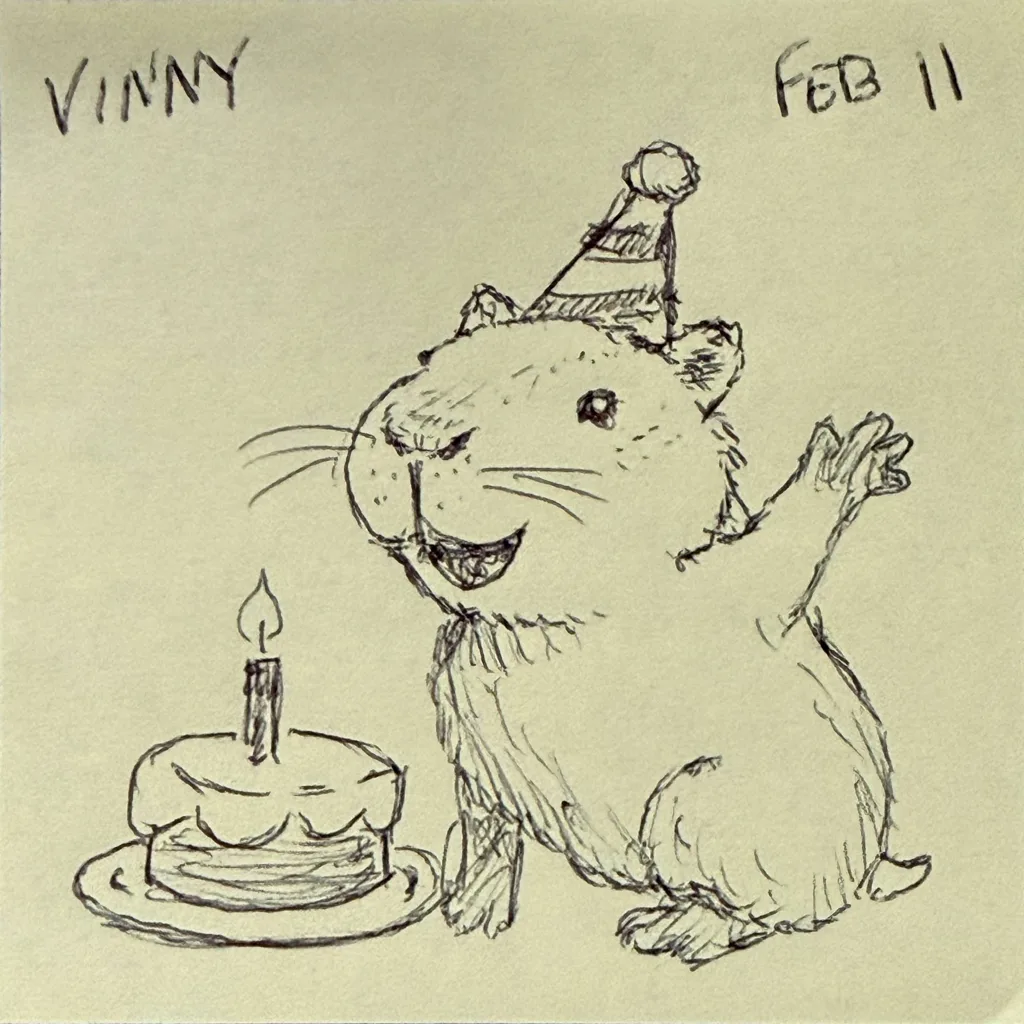 Birthday Capybara