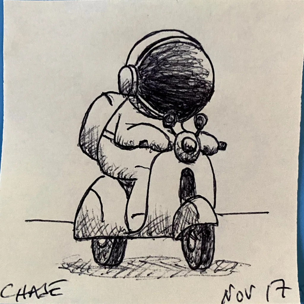 Astronaut Scooter Ride