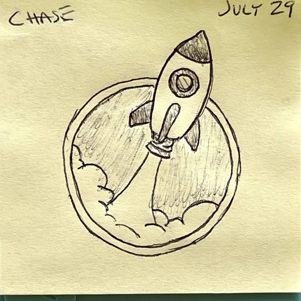Moon Rocket Launch