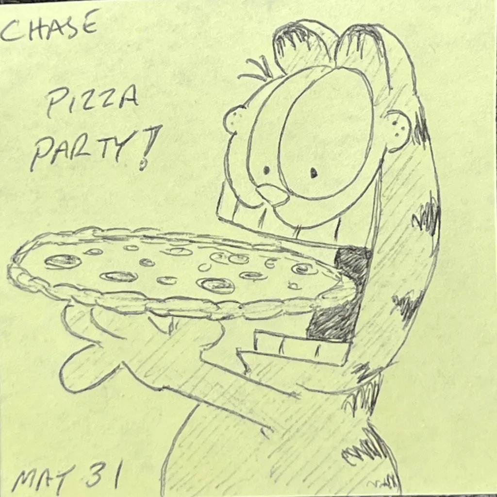 Garfield Pizza Party