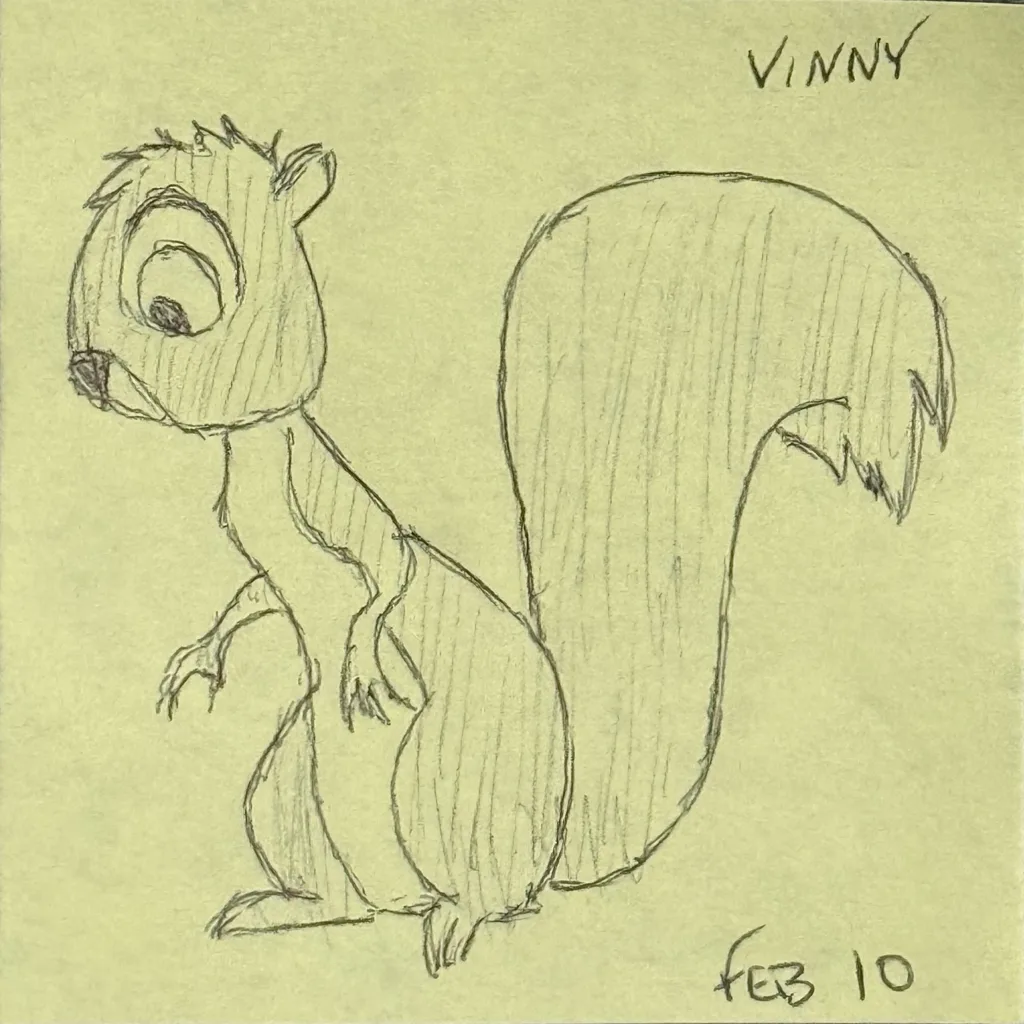 Startled Squirrel