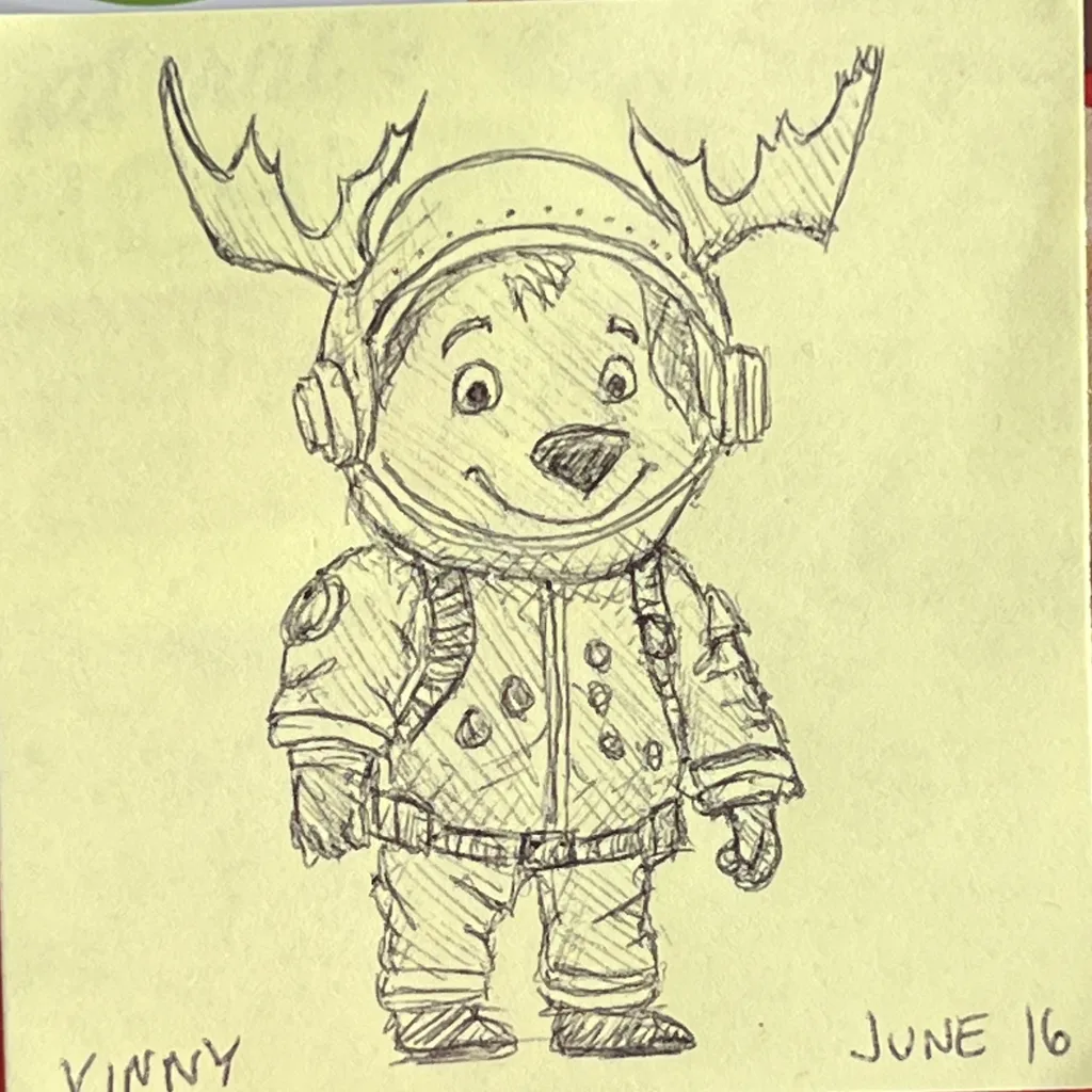 Antlered Aviator Kid