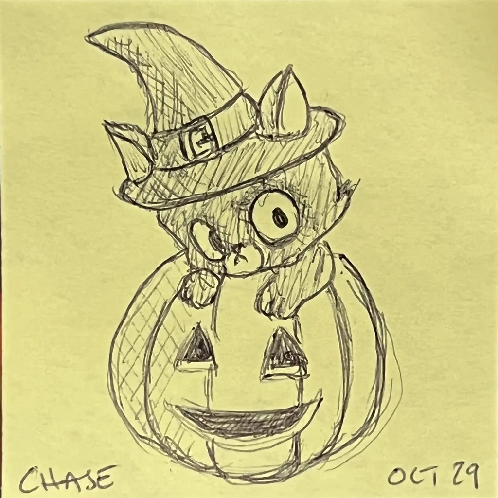 Witch Cat Pumpkin