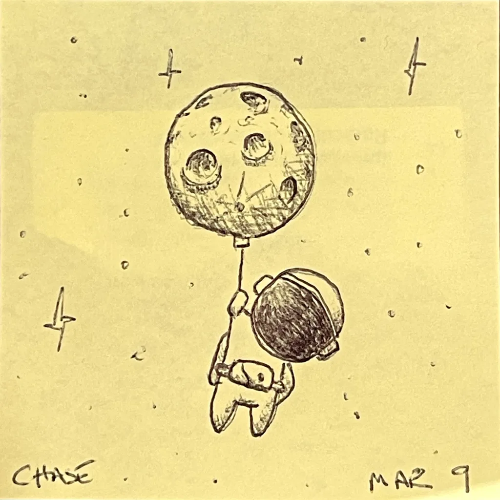 Moon Balloon Astronaut
