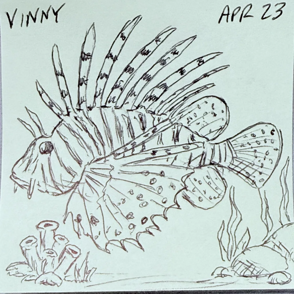 Lurking Lionfish
