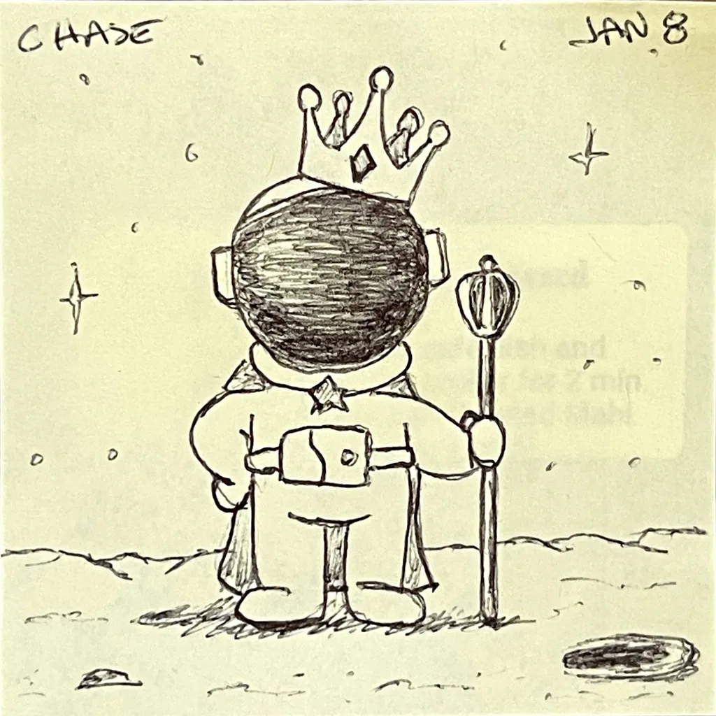 Astronaut Moon King
