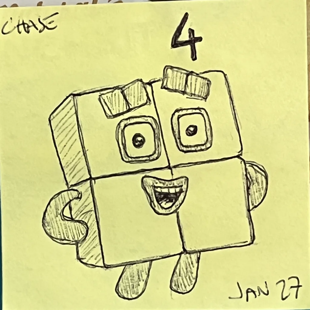 Numberblock Four