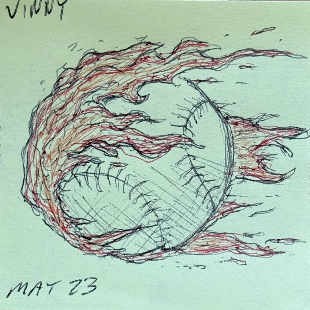 Flaming Baseball