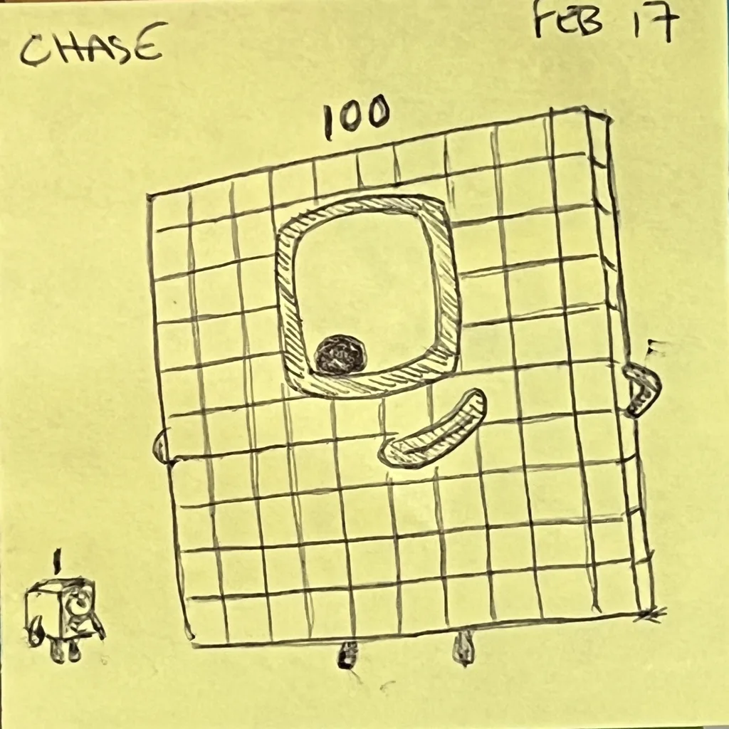 Numberblock One Hundred