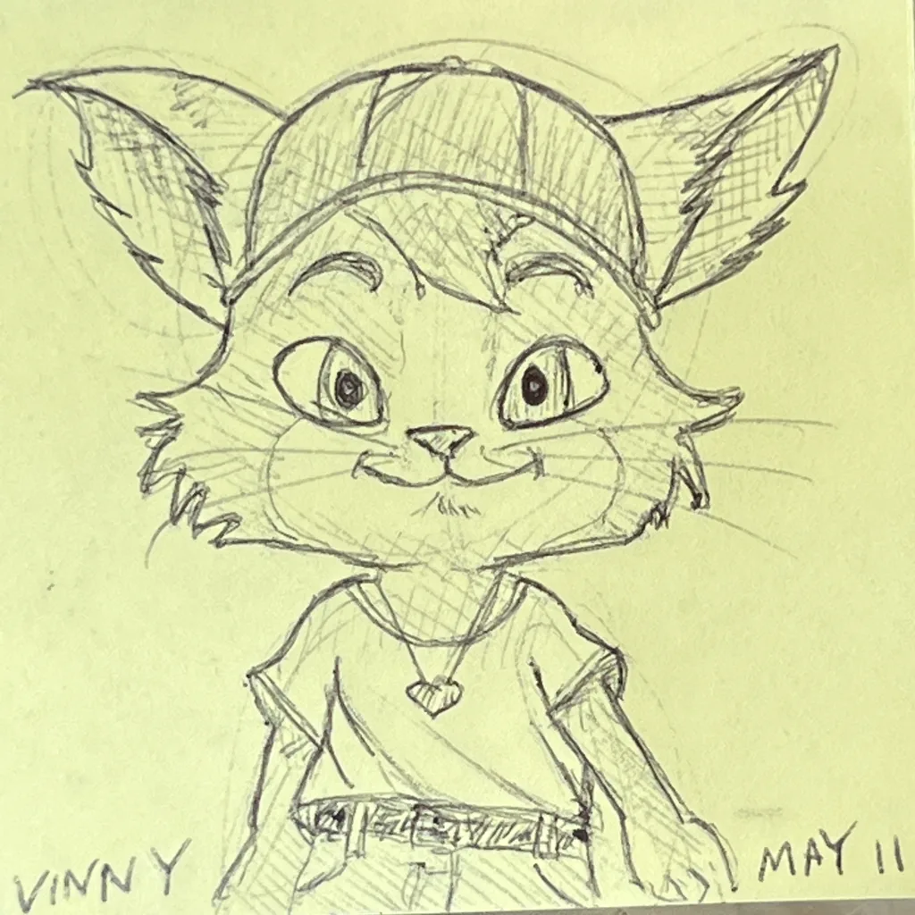 Cool Cat In Cap
