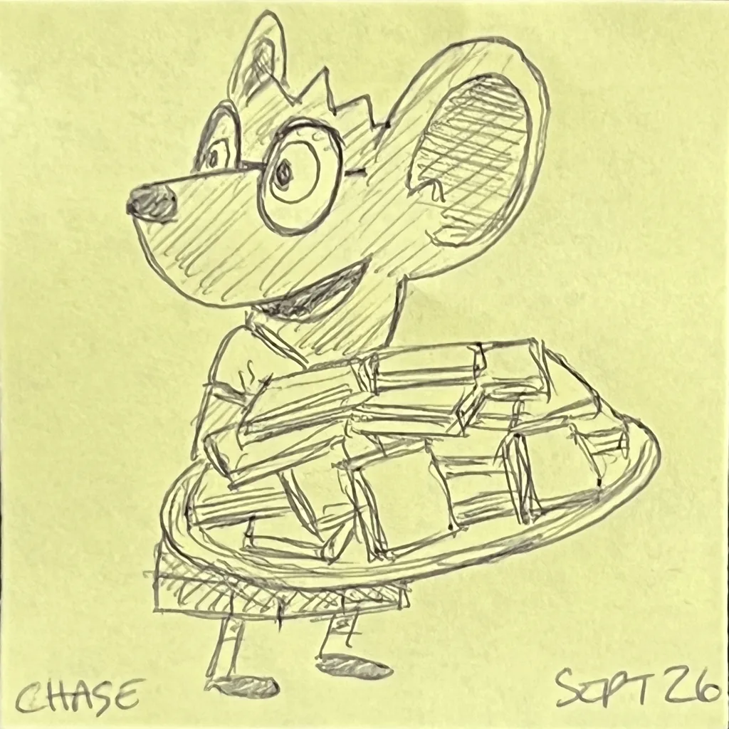 Mouse With Treat Tray