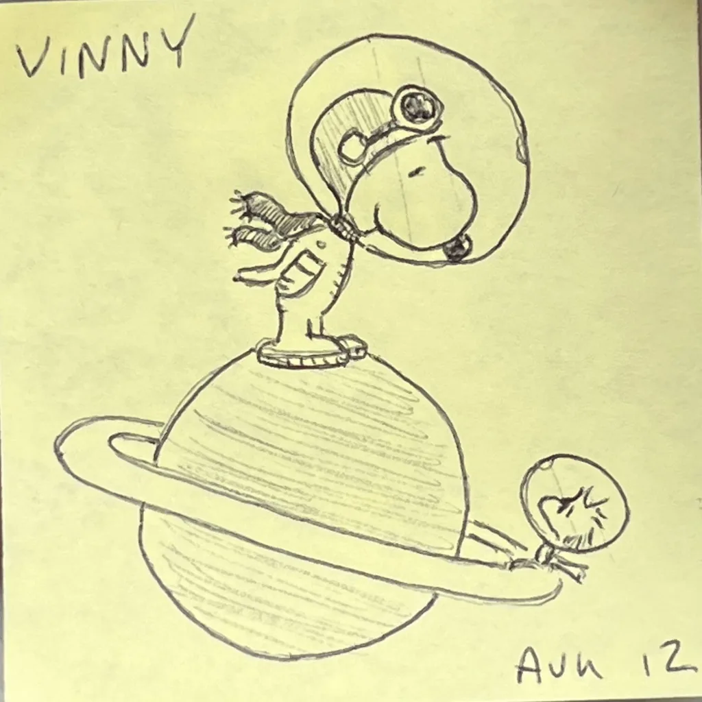 Snoopy on Saturn