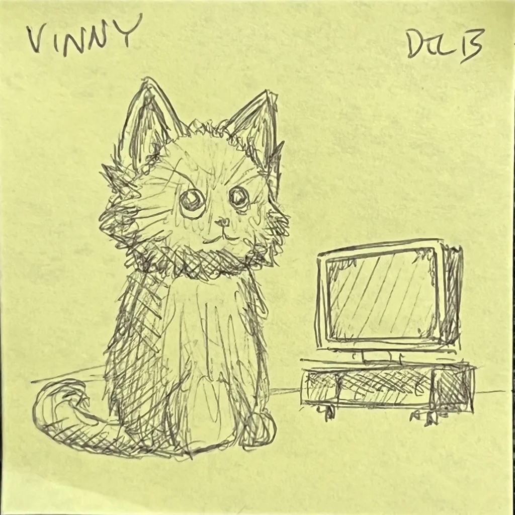 Kitty Watching TV