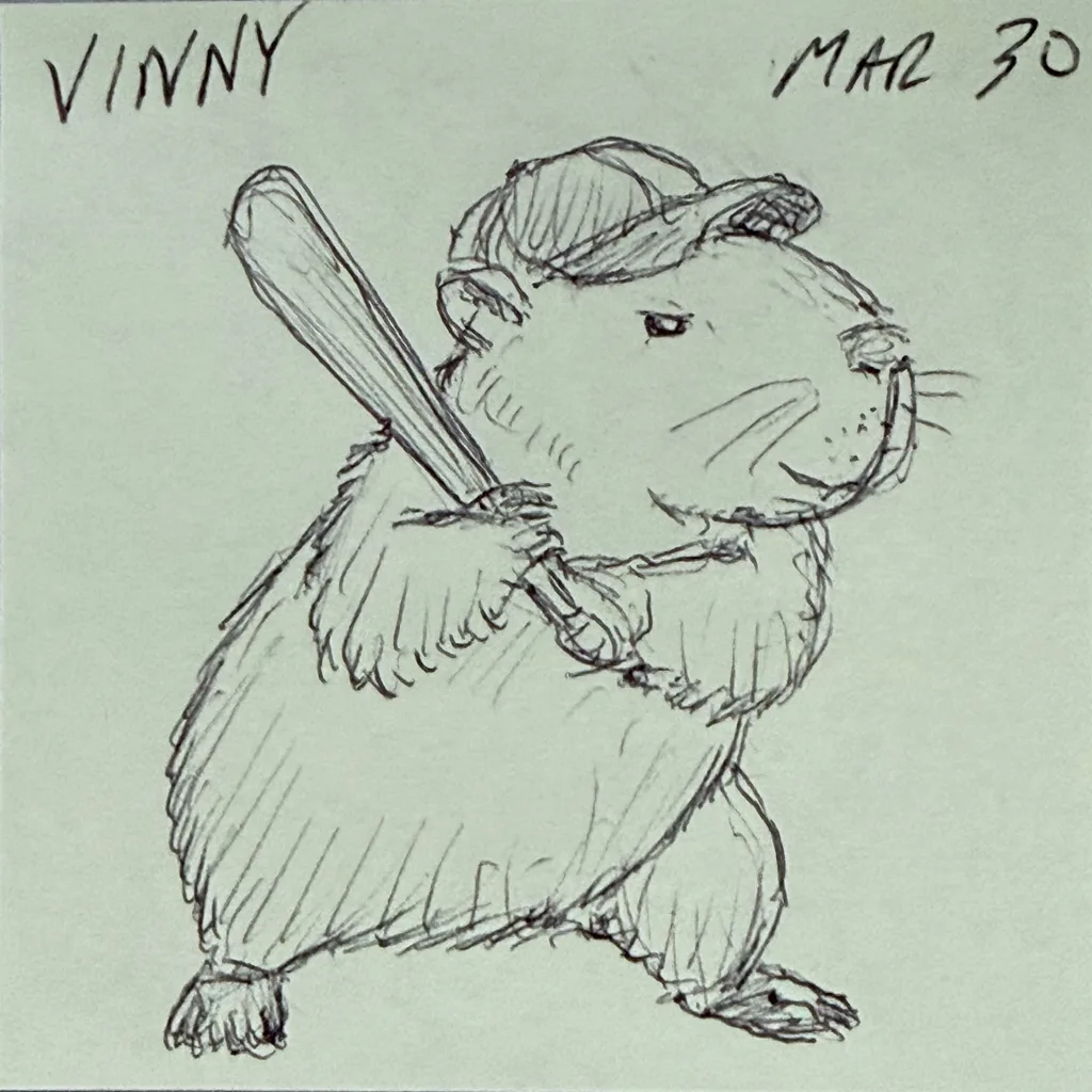 Baseball Capybara