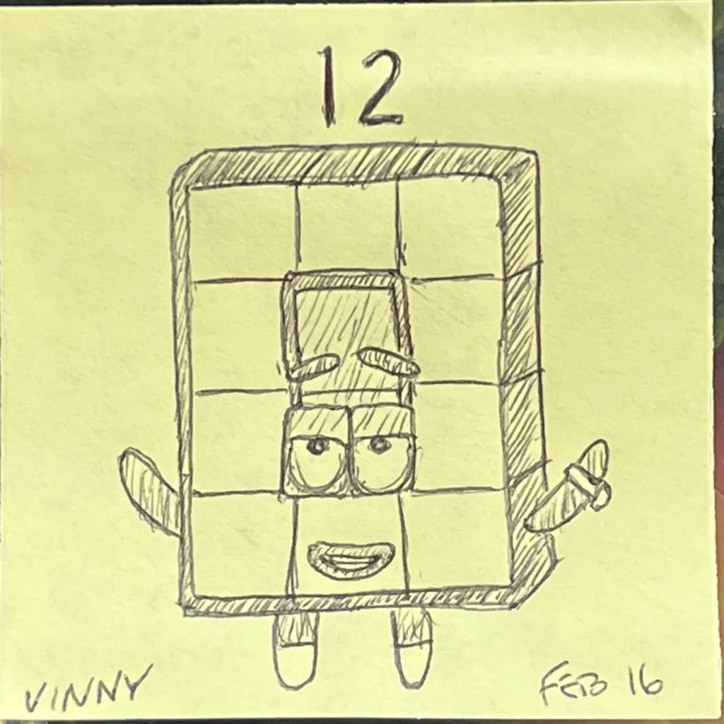 Numberblock Twelve