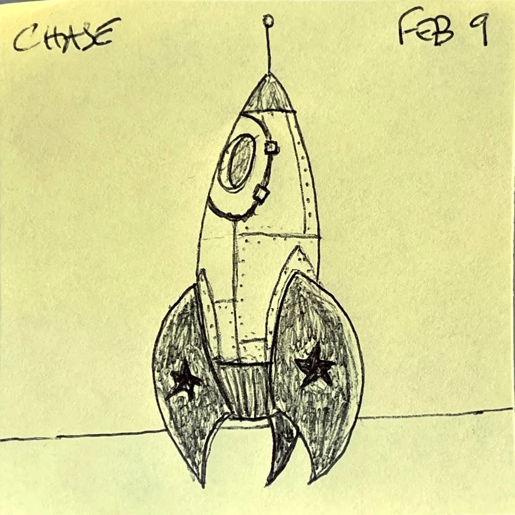 Starry Rocket Ship