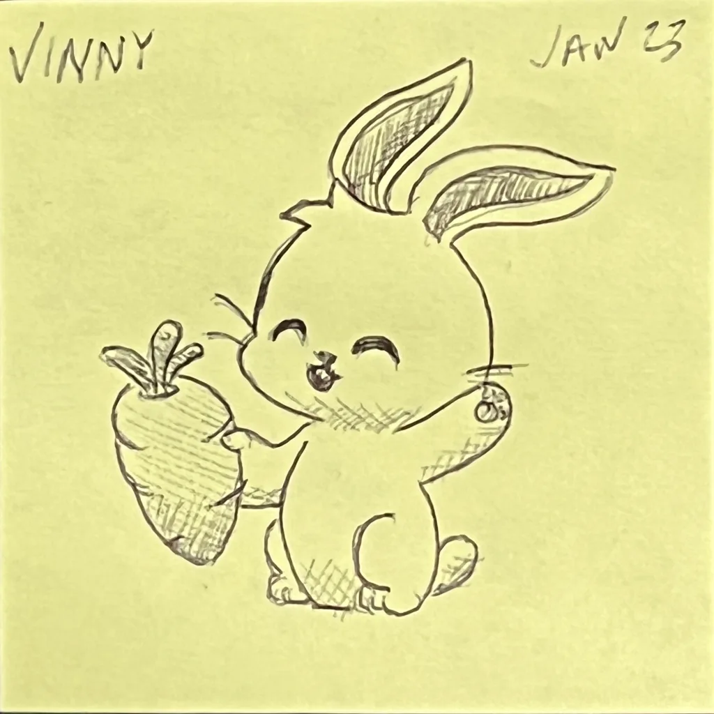 Bunny With Carrot