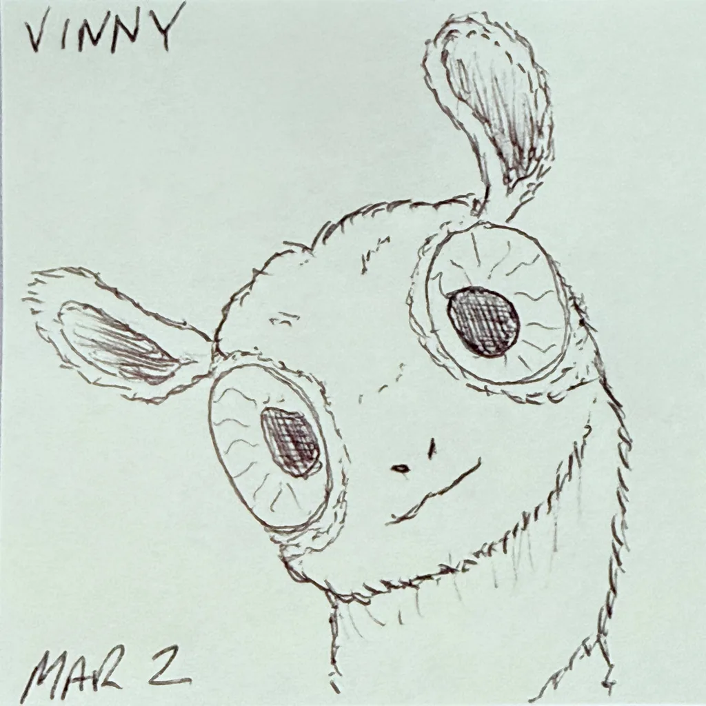 Fuzzy Wide-Eyed Friend