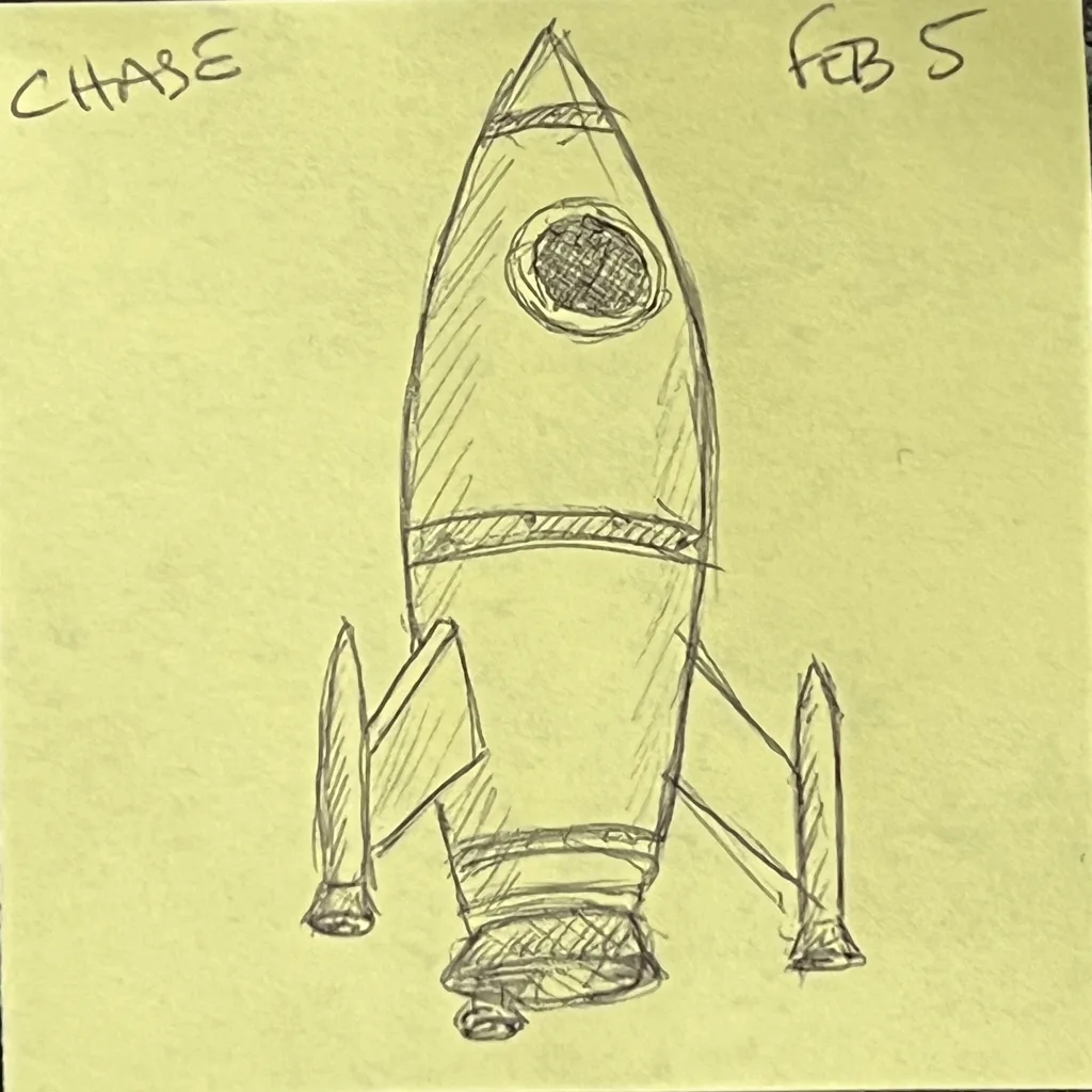 Retro Rocket Ship
