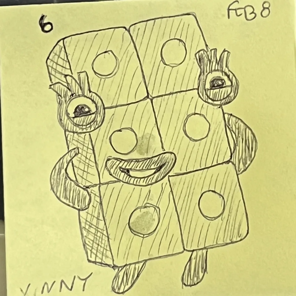 Numberblock Six