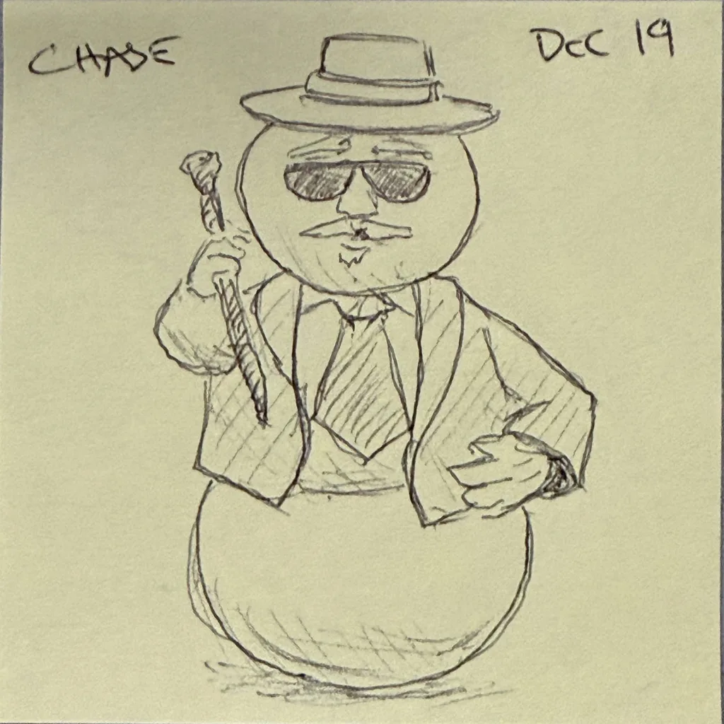 Mobster Snowman