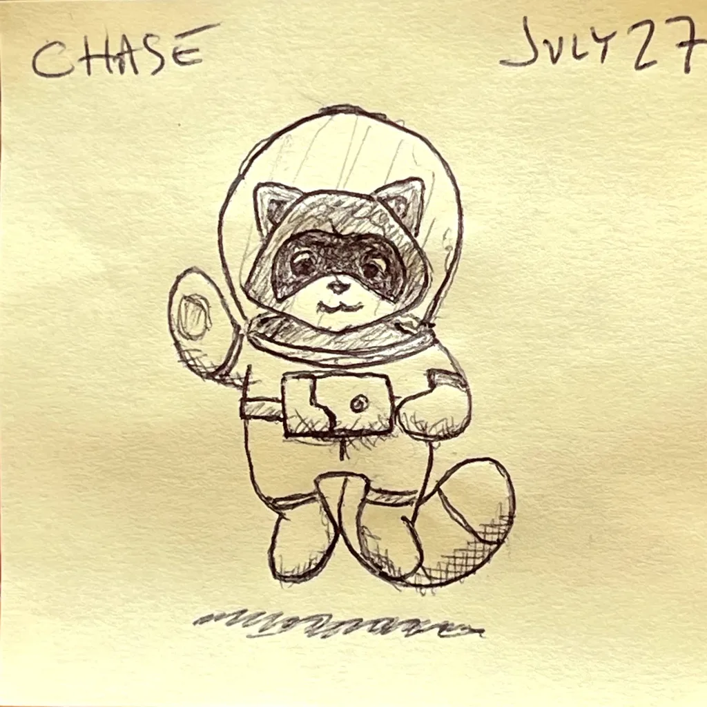 Astronaut Raccoon