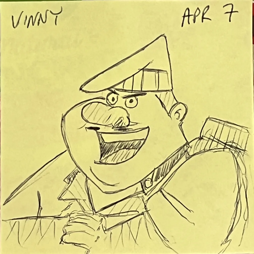 Mustached Officer