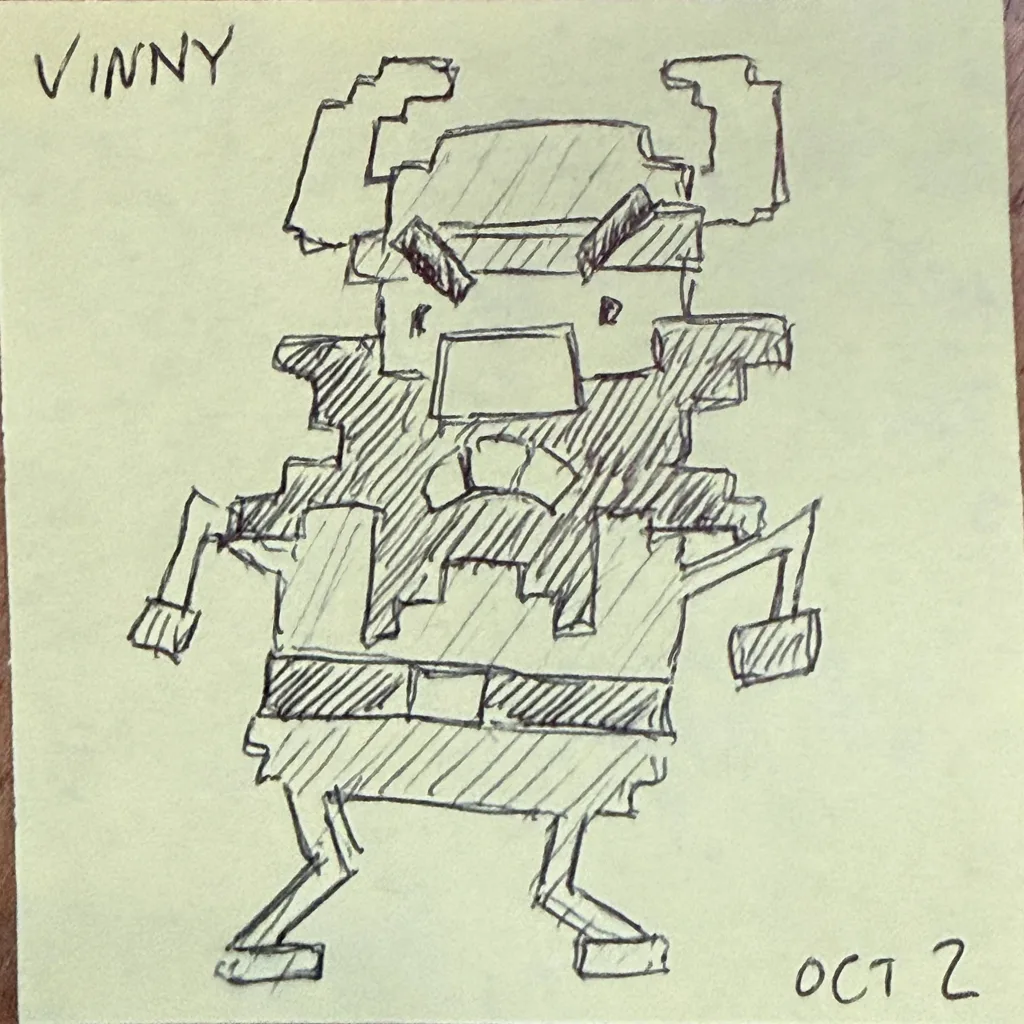 Pixel Viking Warrior