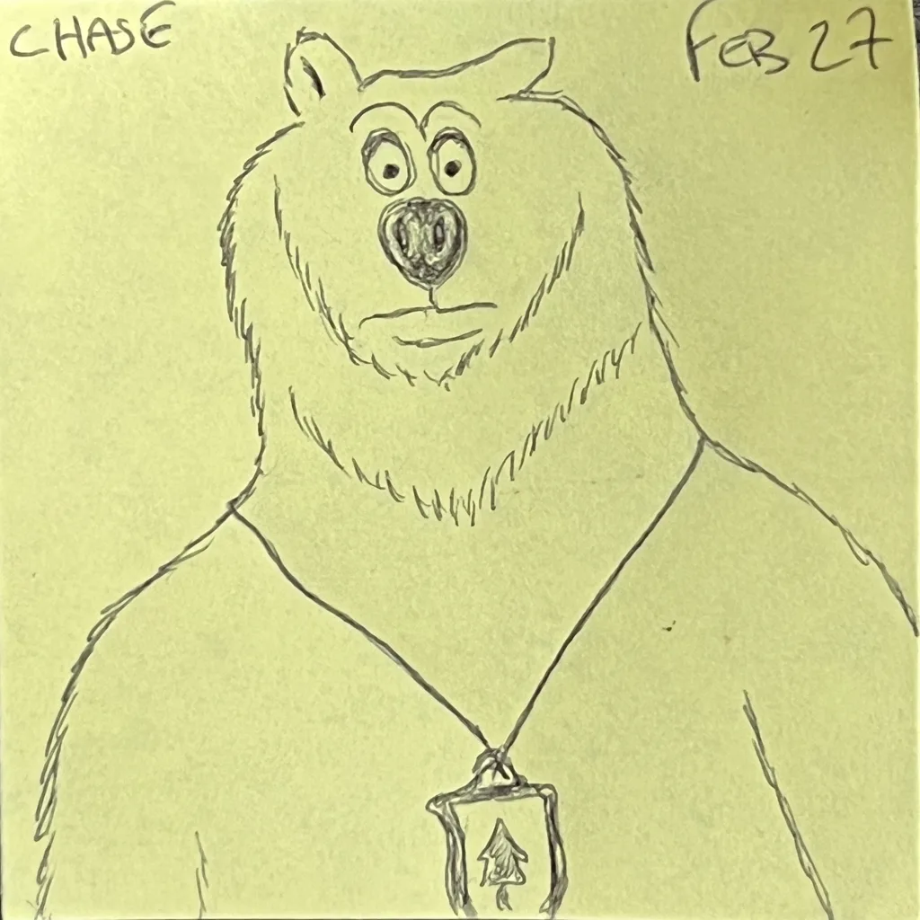 Pine Pendant Bear