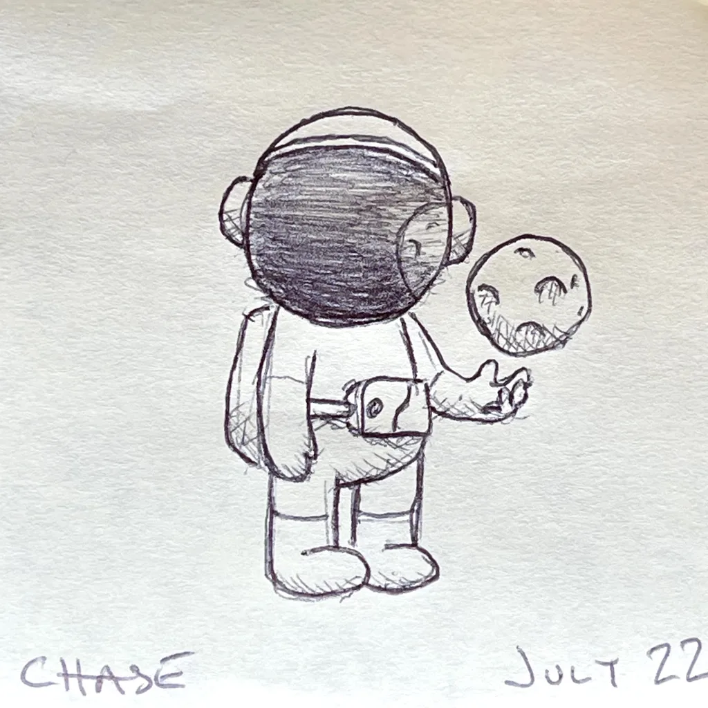 Astronaut And Moon