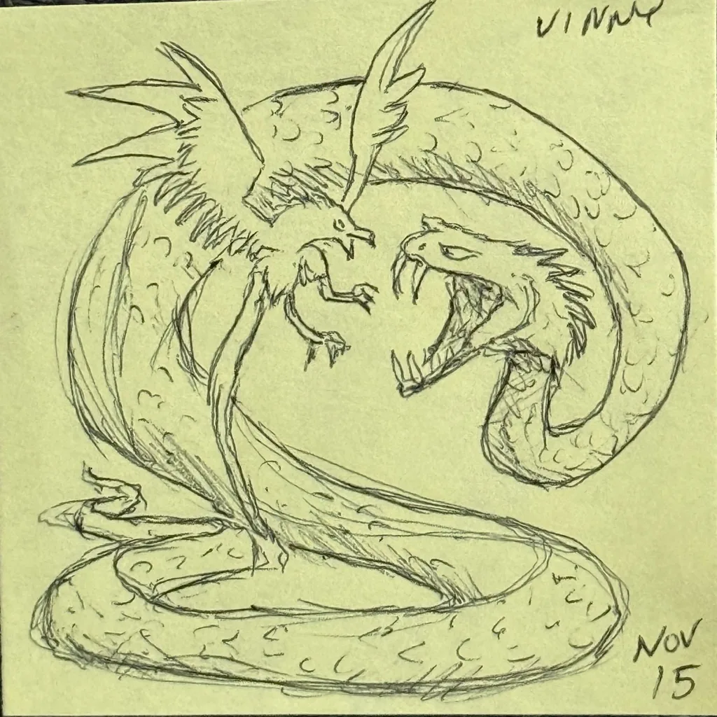 Eagle Versus Serpent
