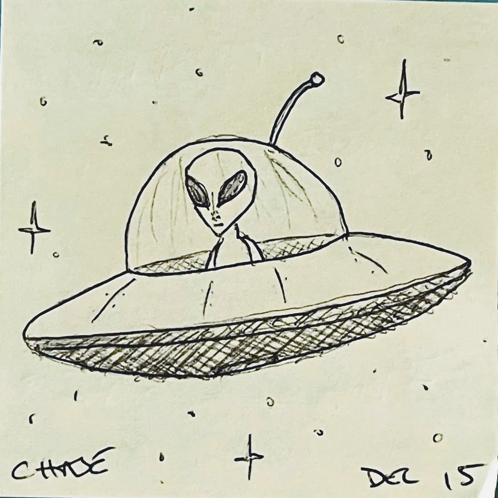 Flying Saucer Alien