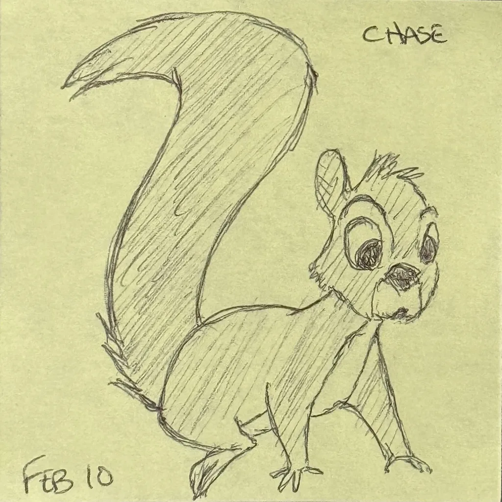 Fluffy-Tailed Squirrel
