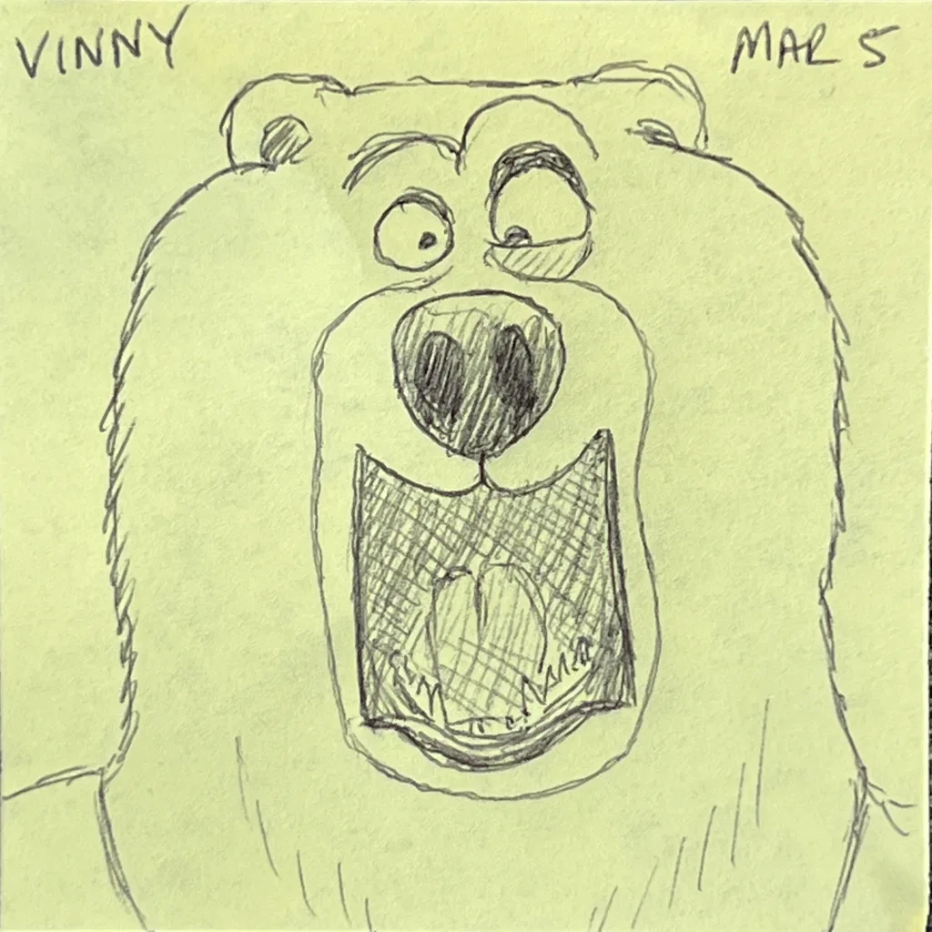 Wide-Eyed Goofy Bear