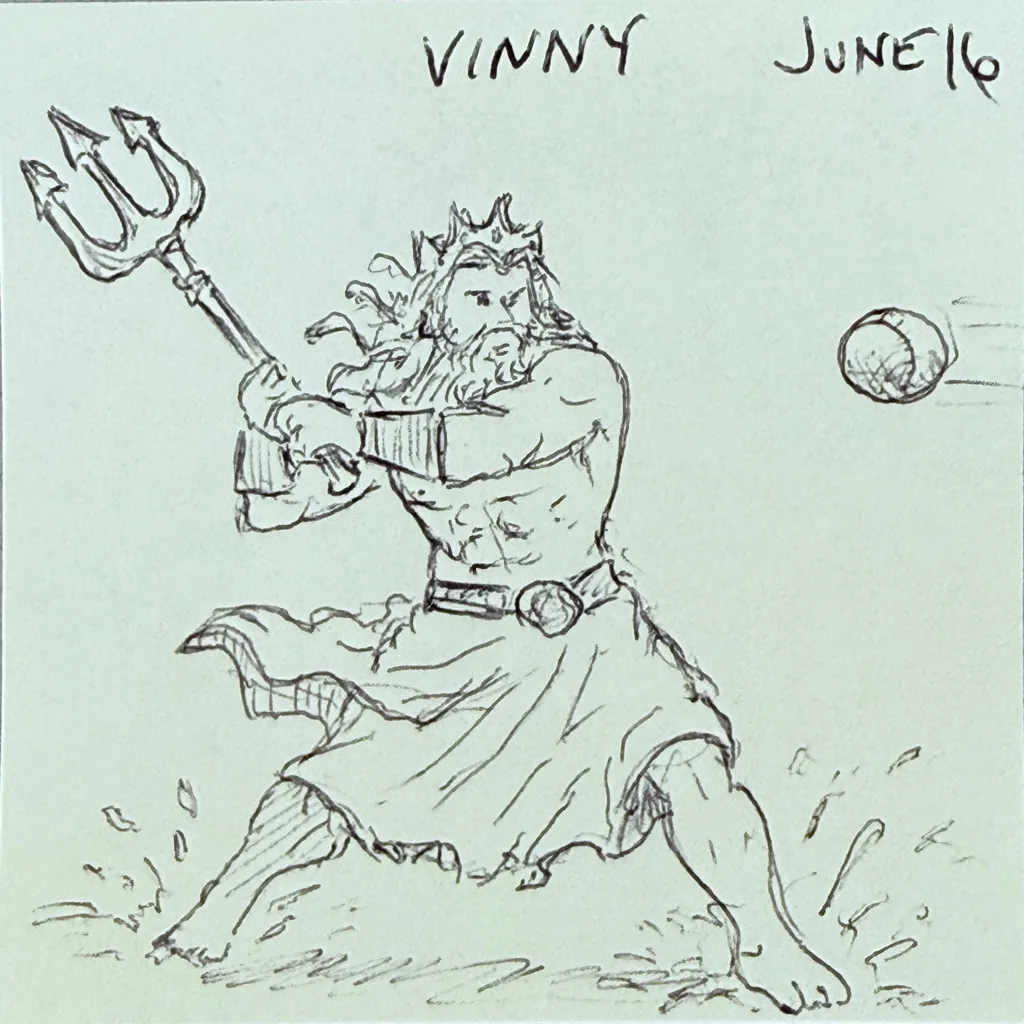 Poseidon at Bat