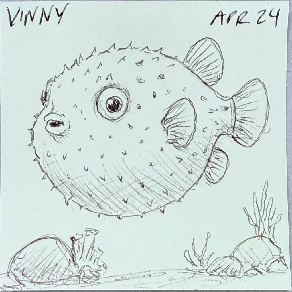 Puffed-Up Pufferfish