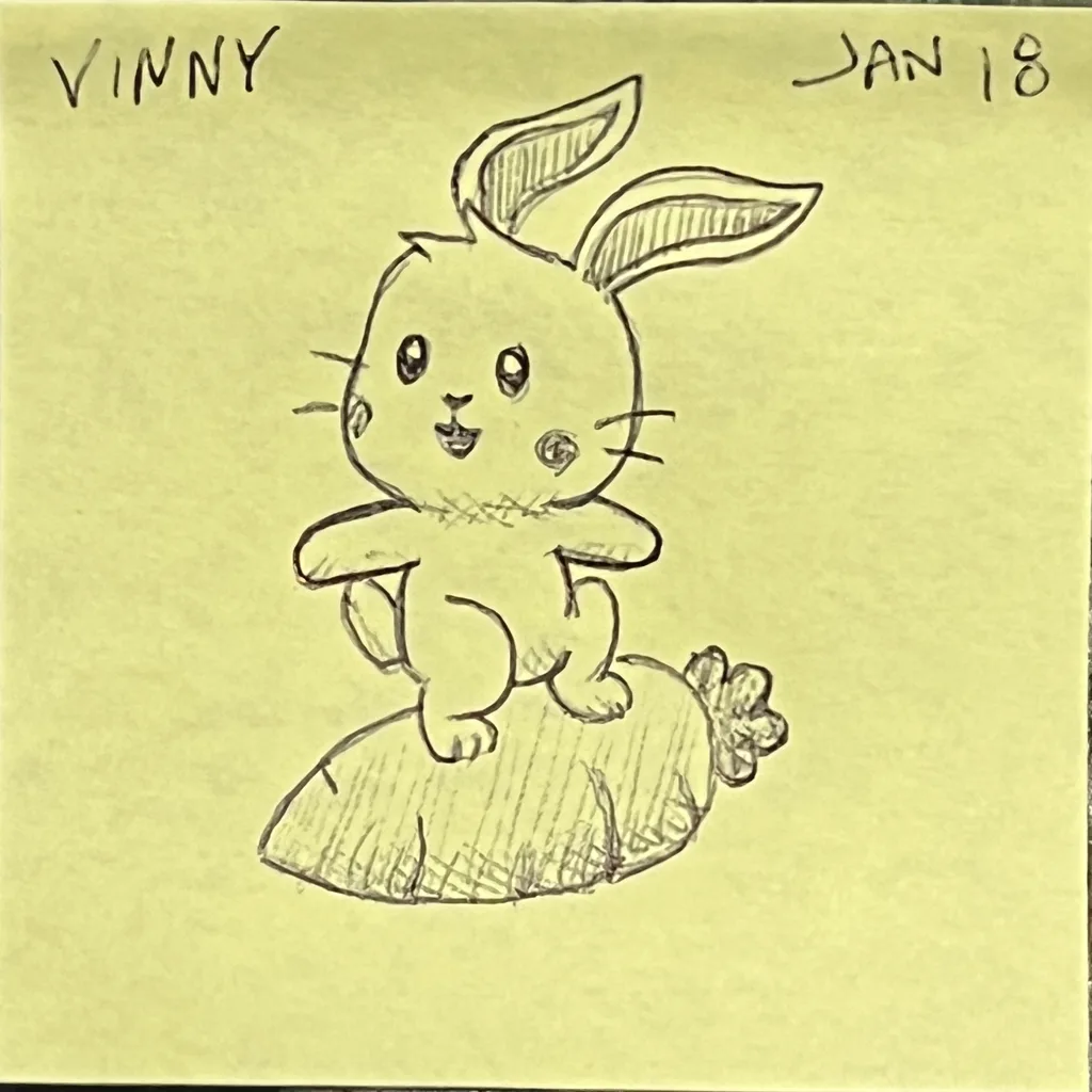 Bunny On Carrot