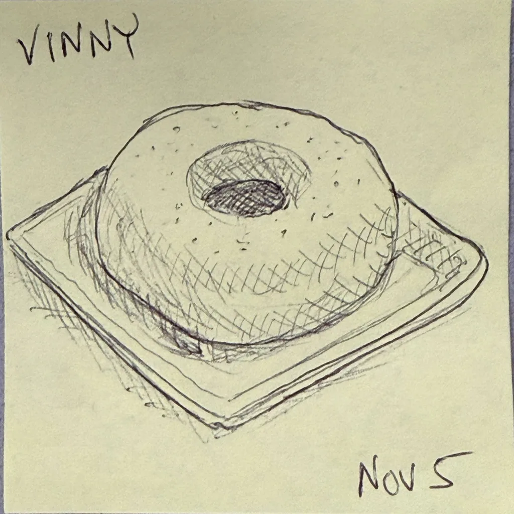 Donut On A Tray