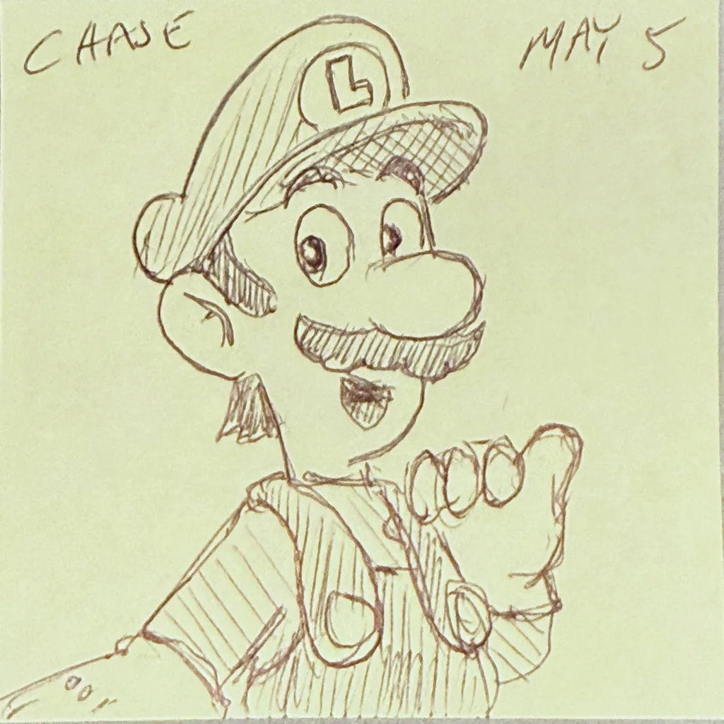 Luigi Says Hello