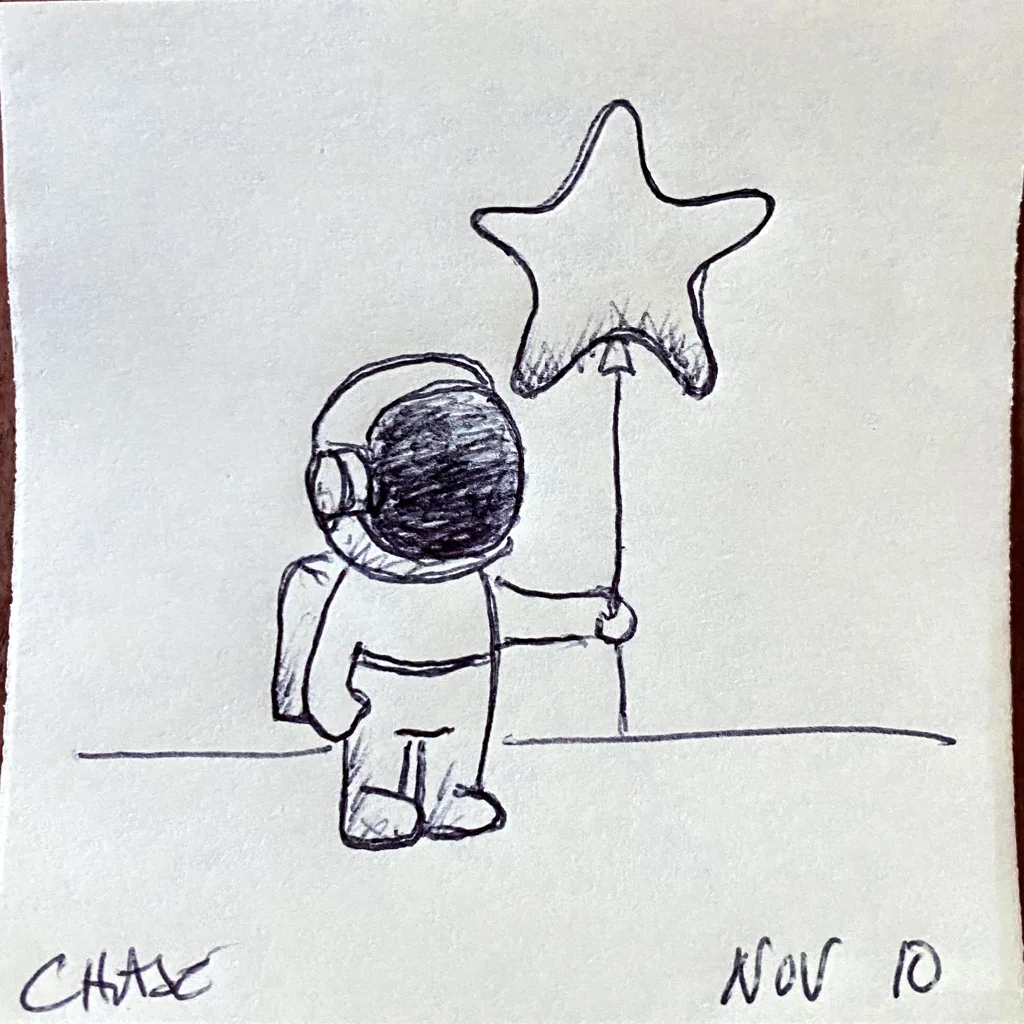 Star Balloon Astronaut