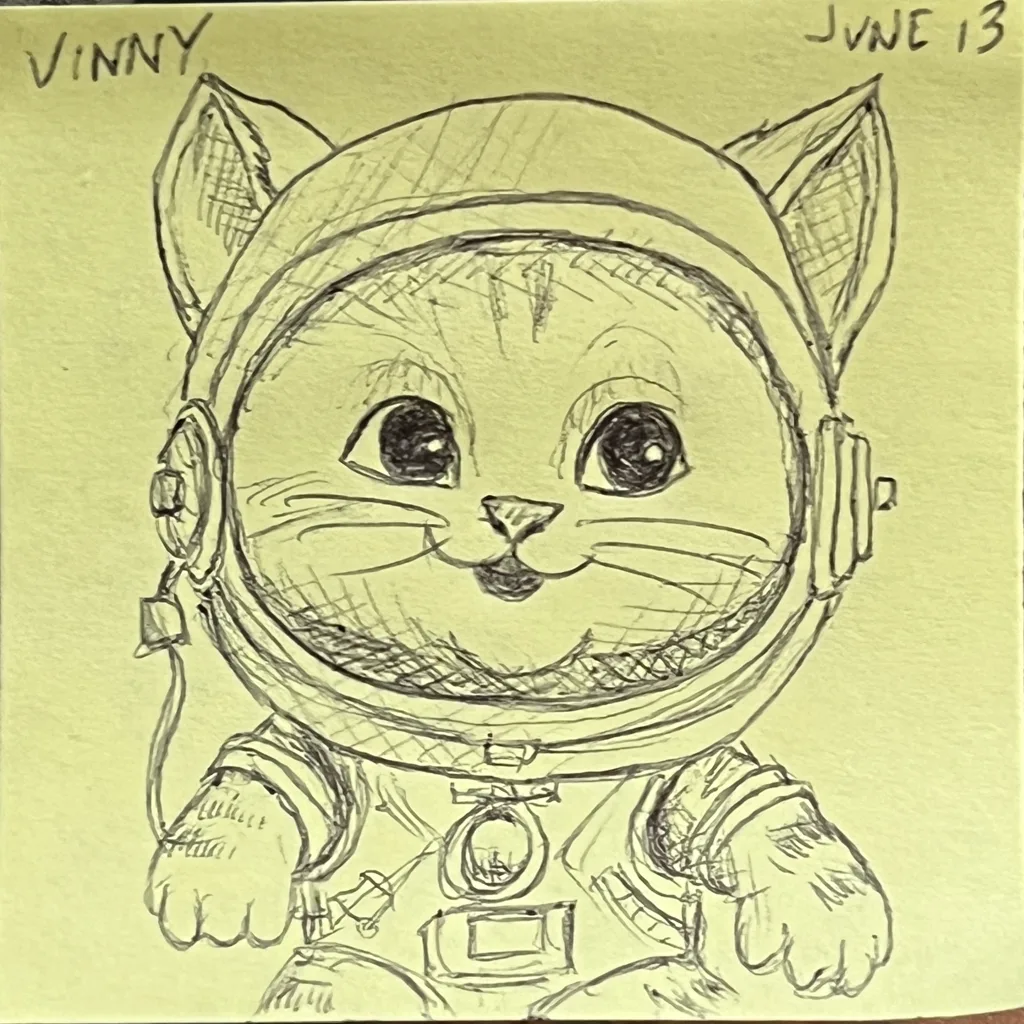 Astronaut Kitten
